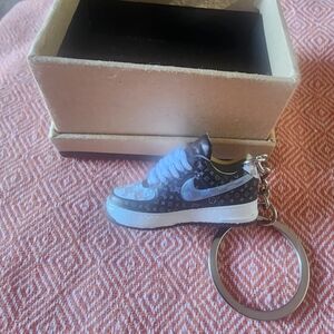 Kids Black and White Shoe Keychain